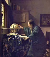Motief Vermeer - De astronoom